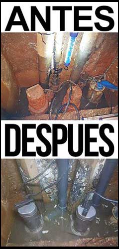 Trabajos de fontanería.